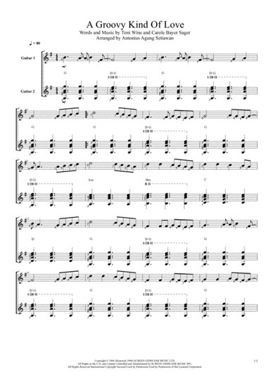 A Groovy Kind Of Love (arr. Antonius Agung Setiawan)