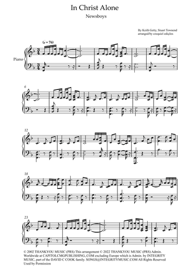 In Christ Alone (arr. BY EZEQUIEL EDIÇÕES)