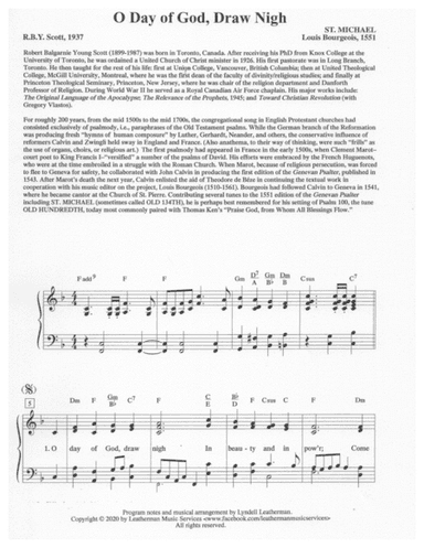 O Day of God, Draw Nigh (arr. Lyndell Leatherman)