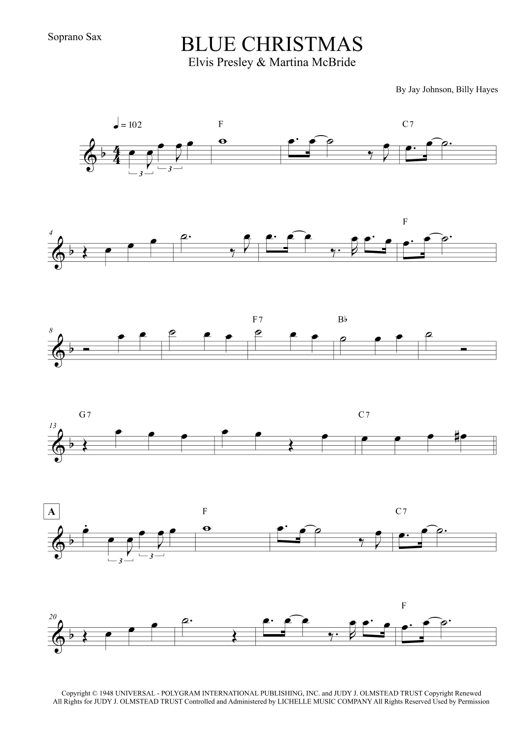 Blue Christmas (arr. Leo Silva)
