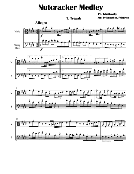 Nutcracker Medley (arr. Kenneth D. Friedrich)