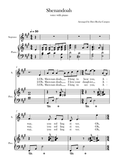 Shenandoah (arr. Davi Rocha Campos)