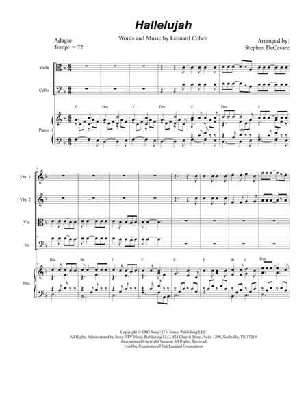 Hallelujah (arr. Stephen DeCesare)