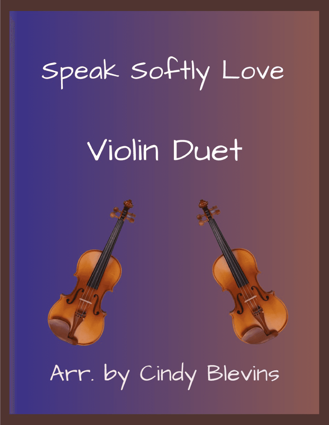 Speak Softly Love (arr. Cindy Blevins)