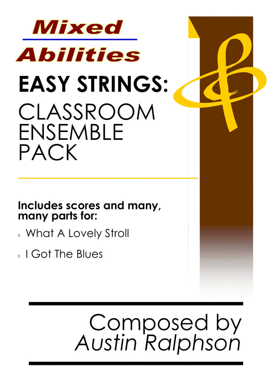 Easy strings (Mixed Abilities) Ensemble Pack - extra value bundle of music for classrooms and school