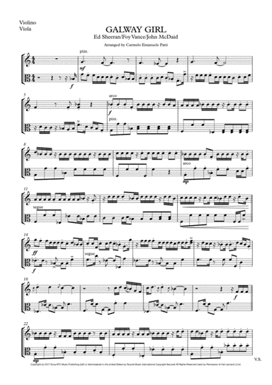 Galway Girl (arr. CEP)