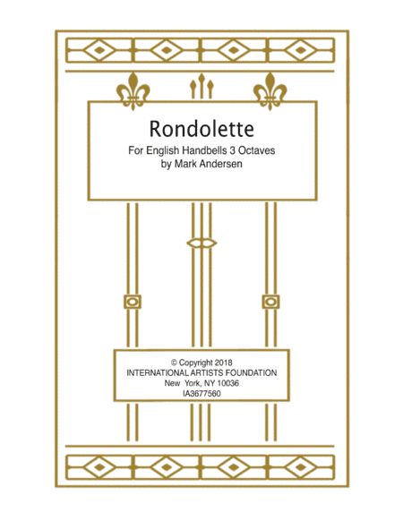 Rondolette for English Handbell Ensemble 3 Octaves