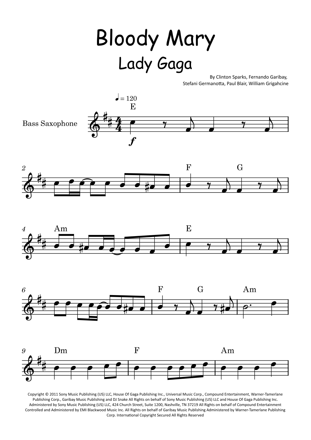 Bloody Mary (arr. Glauco Fernandes)