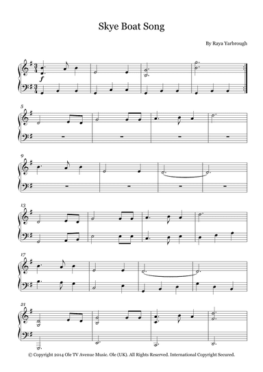 Skye Boat Song (arr. Fernanda Moura)