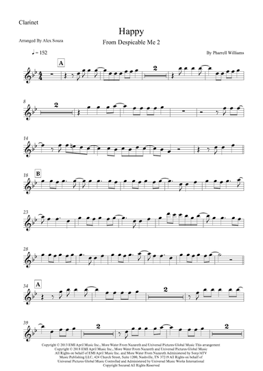 Happy (arr. Alex Souza)
