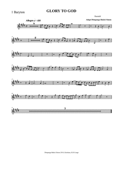 Glory to God (arr. Dimpanga Bakisi Simon)