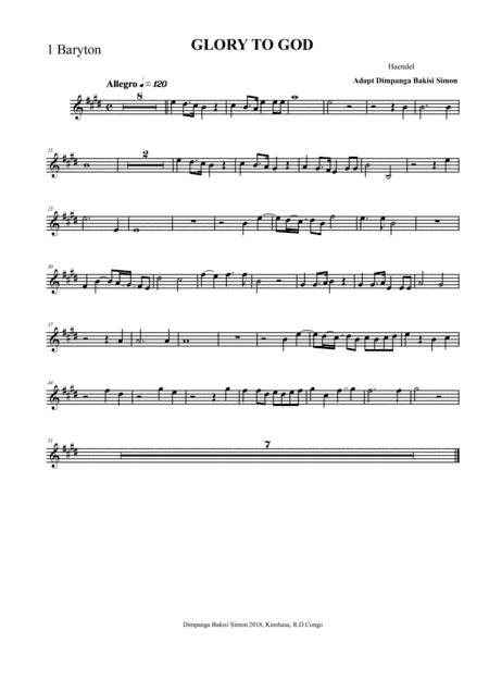 Glory to God (arr. Dimpanga Bakisi Simon)