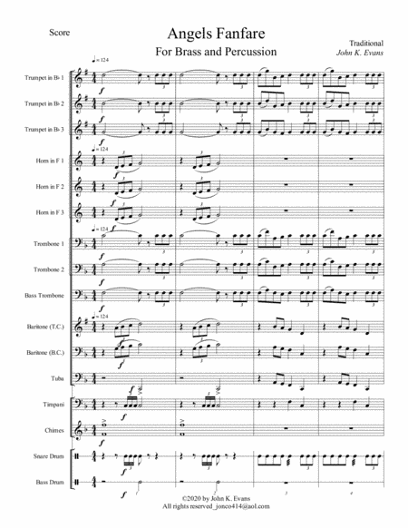 Angels Fanfare (arr. John K. Evans)