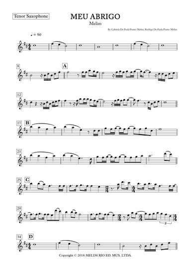 Meu Abrigo (arr. César Bortolucci)
