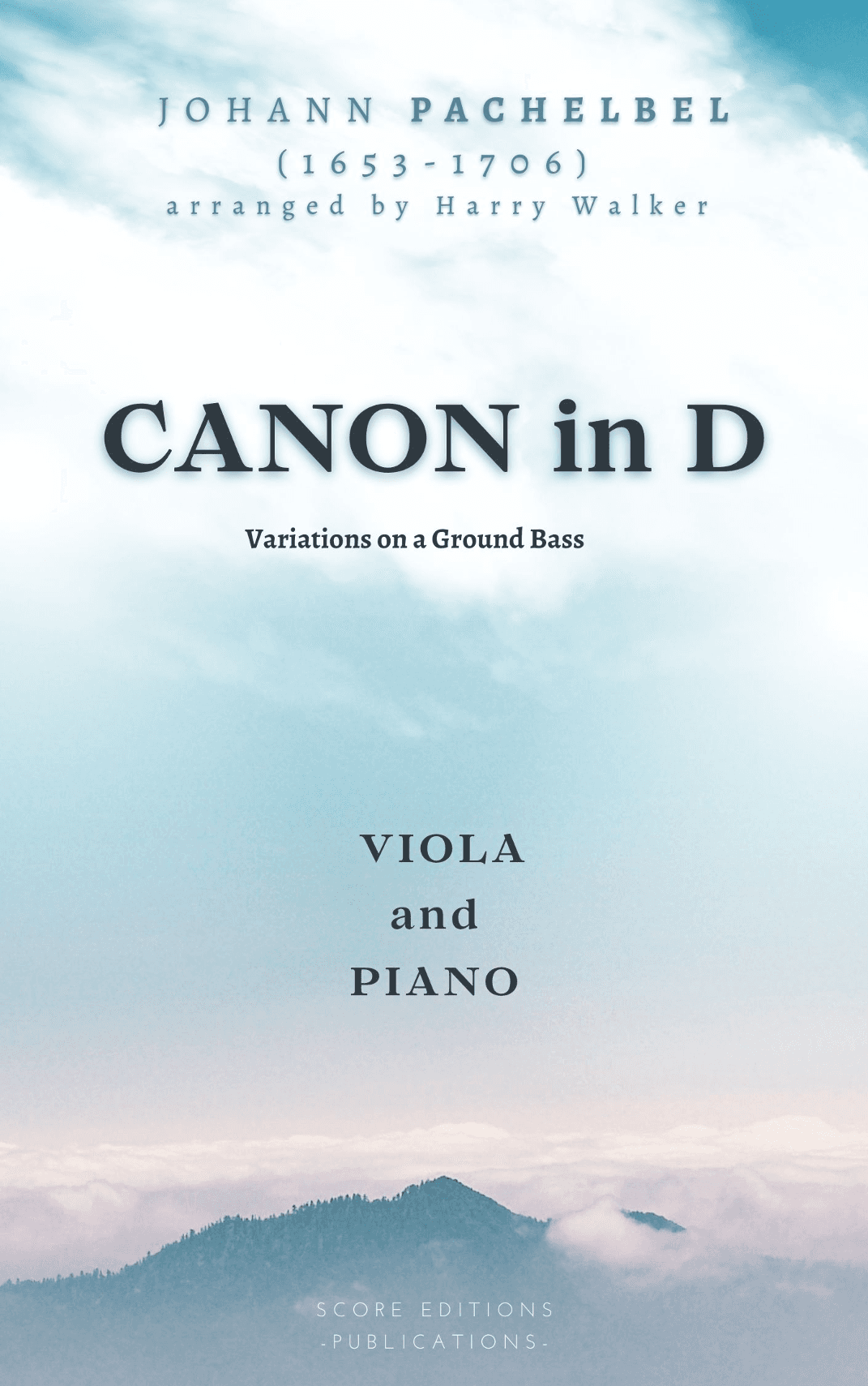 Pachelbel: Canon in D (for Viola and Piano) (arr. Harry Walker)