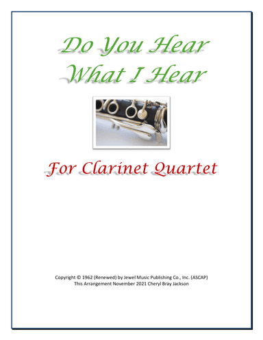 Do You Hear What I Hear (arr. Cheryl Bray Jackson)