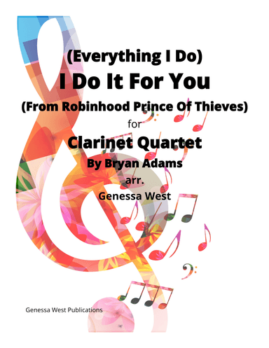 (everything I Do) I Do It For You (arr. Genessa West)