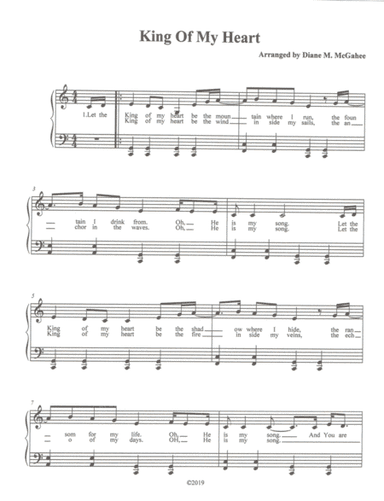 King Of My Heart (arr. Diane M. McGahee)
