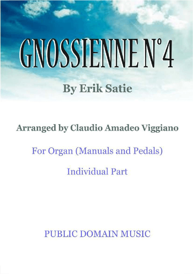 Gnossienne n°4 (arr. Claudio Amadeo Viggiano)