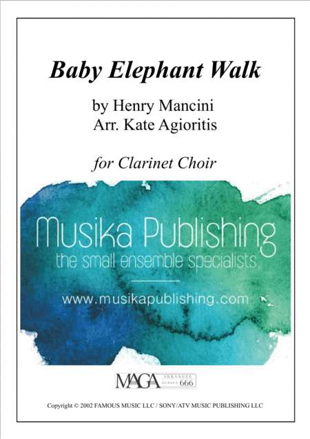 Baby Elephant Walk (arr. Kate Agioritis)