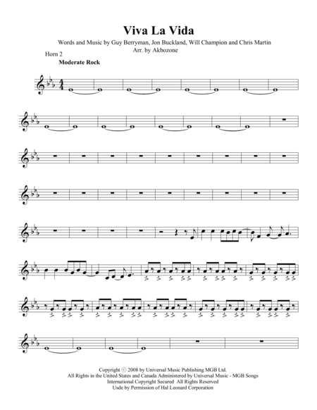 Viva La Vida (arr. John Kim)