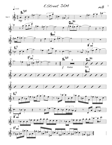 E. Street Jam     ( tenor )