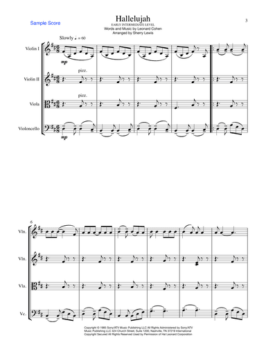 Hallelujah (arr. Sherry Lewis)
