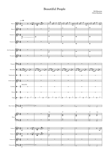 Beautiful People (arr. Chris Koelma)