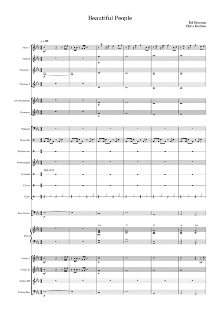 Beautiful People (arr. Chris Koelma)