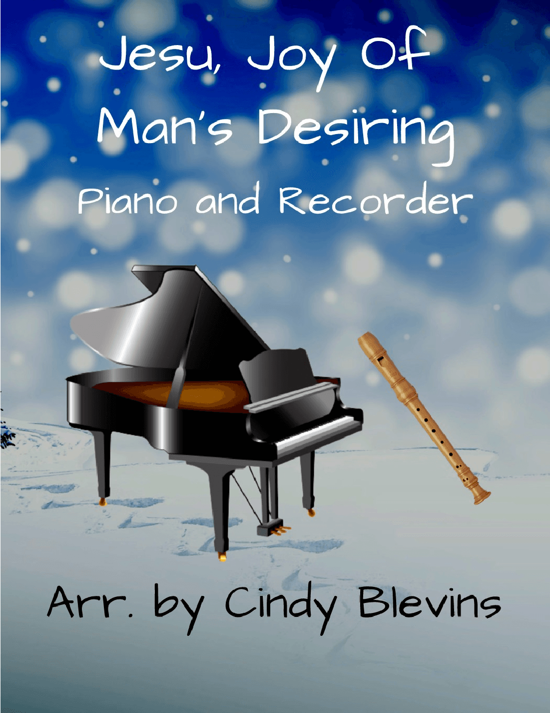 Jesu, Joy of Man's Desiring, Piano and Recorder (arr. Cindy Blevins)