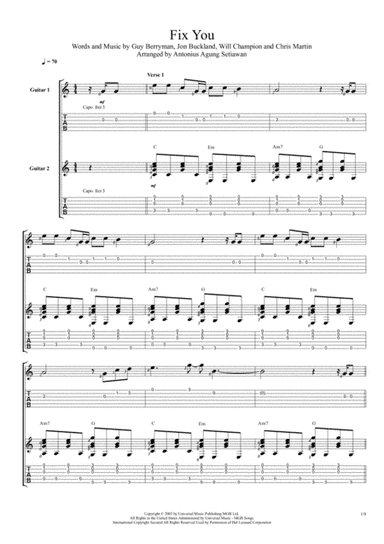 Fix You (arr. Antonius Agung Setiawan)