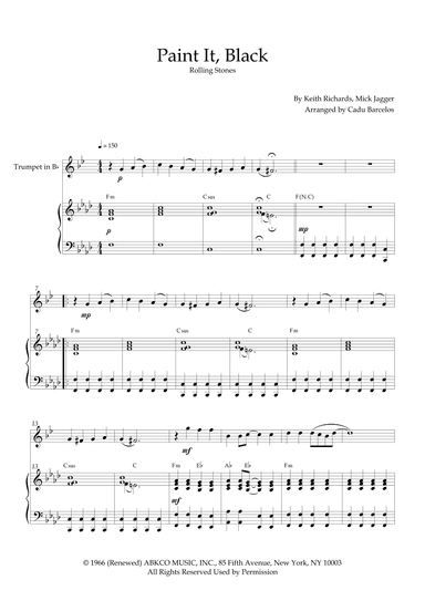 Paint It, Black (arr. Cadu Barcelos)