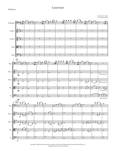 Carol Ann (arr. Fernando Britto)