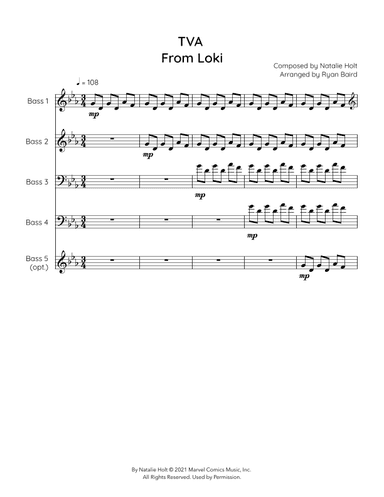 Tva (arr. Ryan Baird)