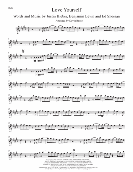 Love Yourself (arr. Kevin Busse)