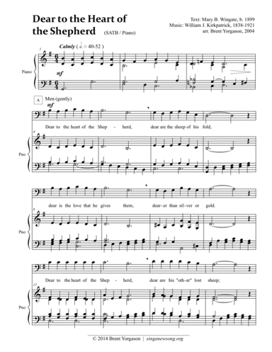 Dear to the Heart of the Shepherd (arr. Brent Yorgason)