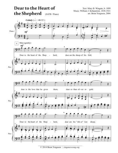 Dear to the Heart of the Shepherd (arr. Brent Yorgason)
