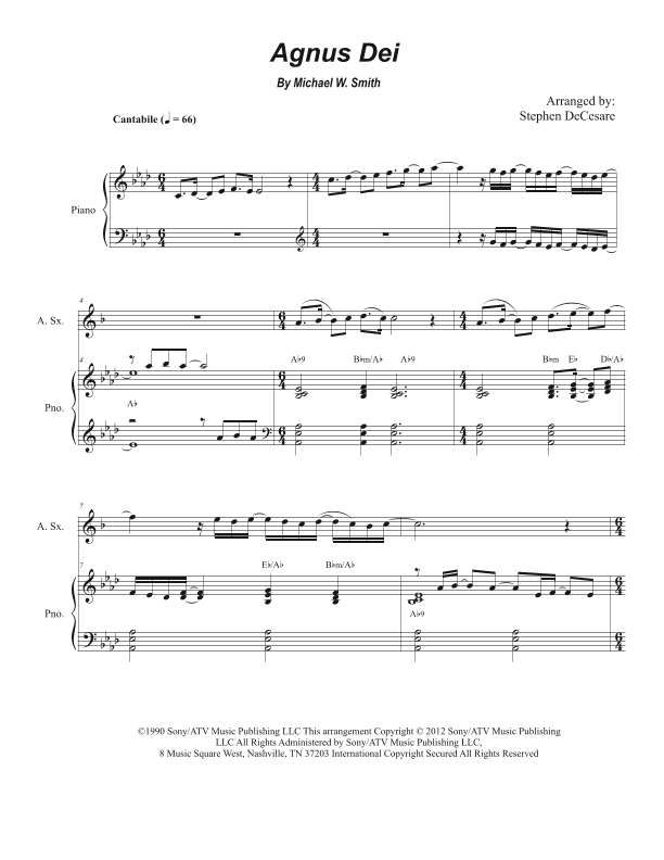Agnus Dei (arr. Stephen DeCesare)