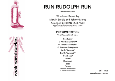 Run Rudolph Run (arr. Brad Esbensen)