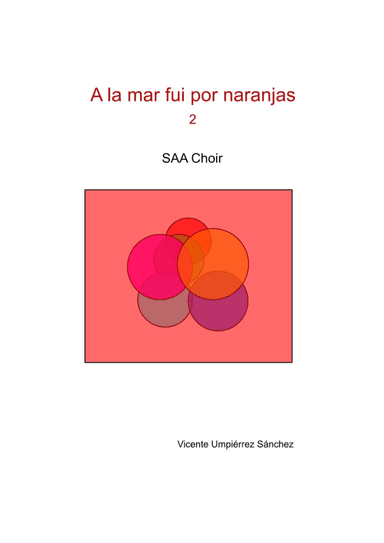 A la mar fui por naranjas (arr. Vicente Umpiérrez Sánchez)