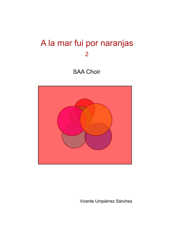 A la mar fui por naranjas (arr. Vicente Umpiérrez Sánchez)