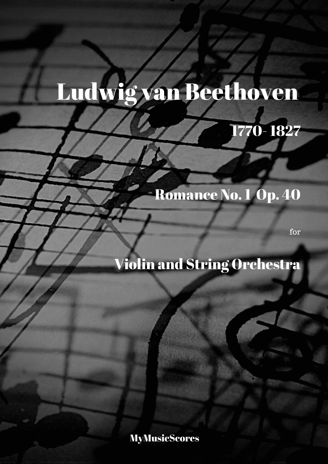 Beethoven Romance No. 1 in G for Violin and String Orchestra (arr. Paul Wood)