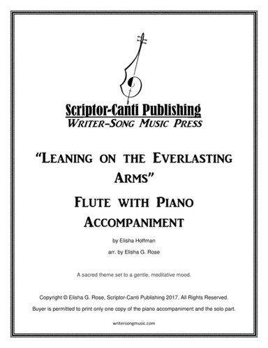 Leaning on the Everlasting Arms - Flute (arr. Elisha G. Rose)