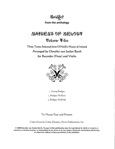 Bridget (3 Duos) (arr. Dorothy van Joolen Barth)