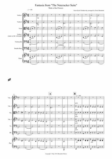 Waltz of the Flowers (Fantasia from Nutcracker) for String Orchestra (arr. David Burndrett)