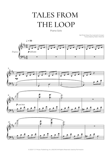 Tales From The Loop (arr. Pedro Merendi)