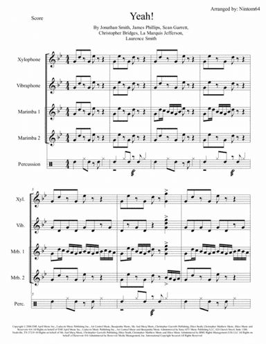 Yeah! (arr. Tom Catricala)