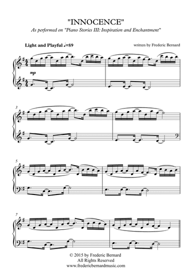 Innocence (Playful & Cute Piano Solo)