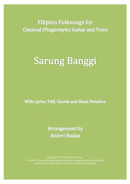 Sarung Banggi (Fingerstyle Guitar with TAB) (arr. Andrei Hadap)