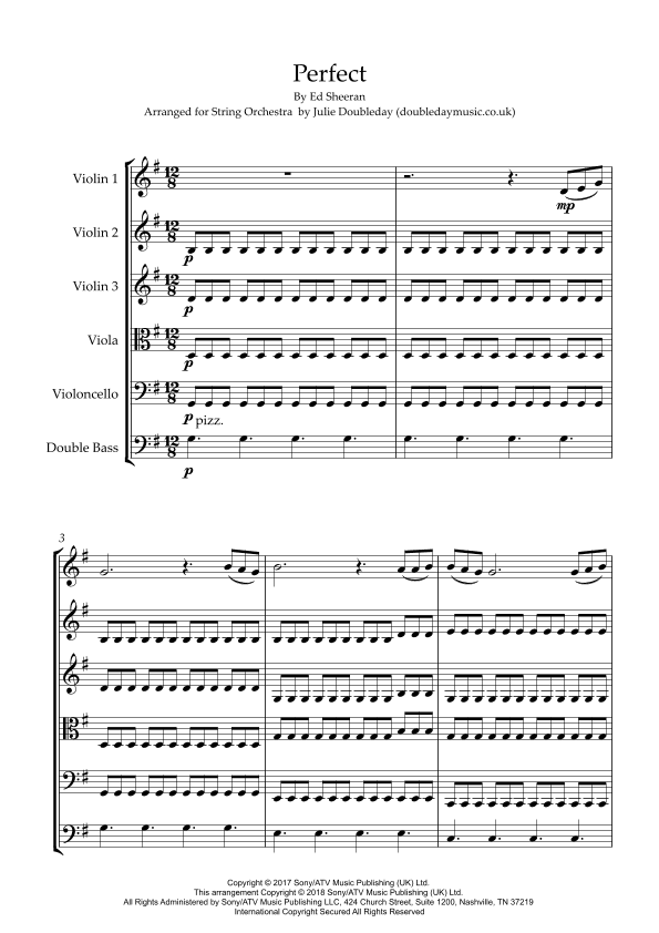 Perfect (arr. Julie Doubleday)